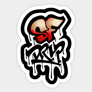 SF Drip Sticker